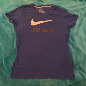 Blue Nike t-shirt